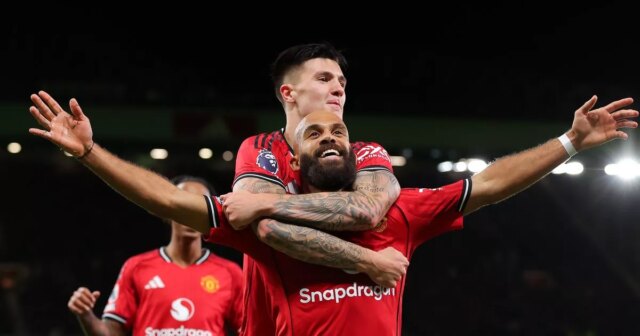 Bryan Mbeumo strelil tretí gól Manchestru United proti Brightonu