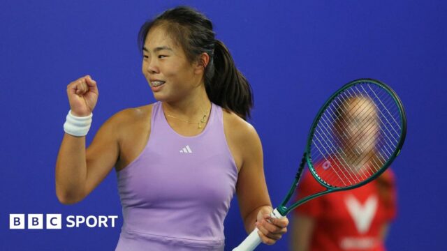 Šampiónka Wrexham Open Mimi Xu chce byť svetovou jednotkou Mimi Xu celebrates a winner at the Wrexham Open