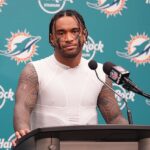 Miami Dolphins quarterback Tua Tagovailoa sa v nedeľu zamerala na vedenie tímu