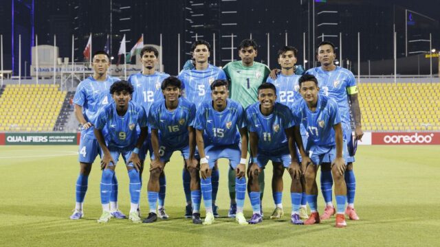 Skupina MALES India U-23, ktorá hrá 2 priateľstvá verzus Indonézia v Jakarte 

