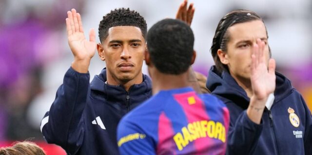 Skutočný Madrid vs Barcelona - El Clasico LIVE: Dramatizácia VAR, cieľ bol zamietnutý, keďže Jude Bellingham sa dohodol s Marcusom Rashfordom - na lavičku sa však dostal Trent Alexander Arnold 

