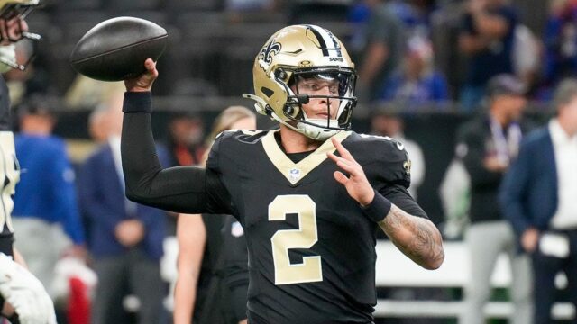Spencer Rattler získava spočiatku NFL víťazstvo, keď Saints porazil Giants v dome 

