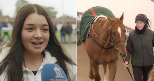 Stablehand kupuje koňa Sira Alexa Fergusona za 1000 libier po Holly Smith (vľavo): úspešná ponuka na Heavenly Spirit