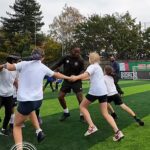 Sterling usporiadal komunitný tréningový deň pre žiakov Katolíckej základnej školy Panny Márie Nepoškvrnenej v Tolworthe