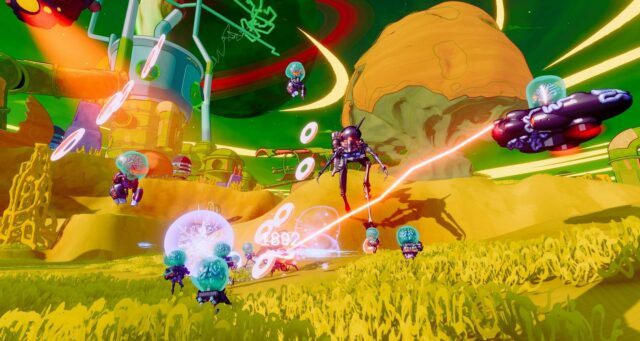 Battle Alien roji buď sólo alebo v družstve s mäsom Lab 7 PlayTest a Beyond (obrázok cez jednu ďalšiu hru)