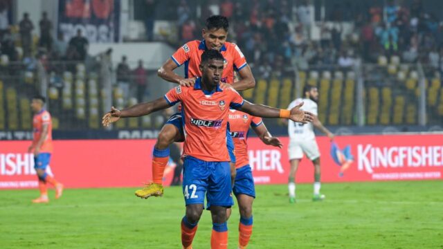To je Brison Fernandes, krídelník, ktorý dosiahol pôvodný cieľ FC Goa v drese ACL 2 proti Al Nassrovi? 

