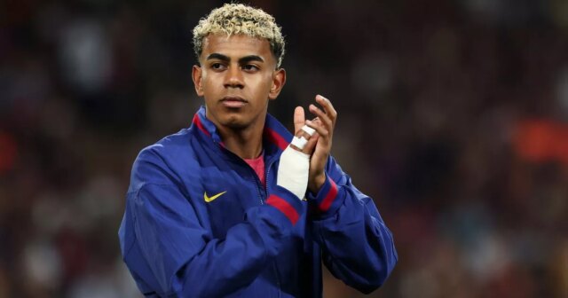 Lamine Yamal pred hru Barcelona