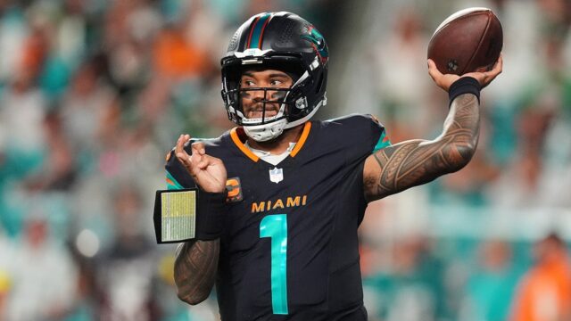 Tua Tagovailoa priznáva schopnosť vidieť Jaylen Waddle vs Browns ovplyvnenú nadmorskou výškou 

