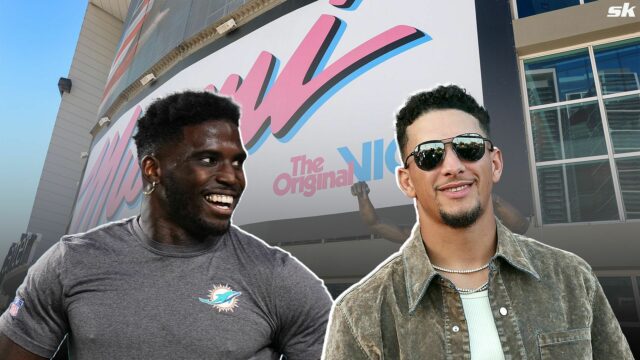Tyreek Hillside sa zblázni, keď sa 10-ročný odkaz Patricka Mahomesa logo pochodového šialenstva