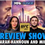 Videoklip; UFC 321 sneak peek program s Farah Hannoun a Mike Bohn