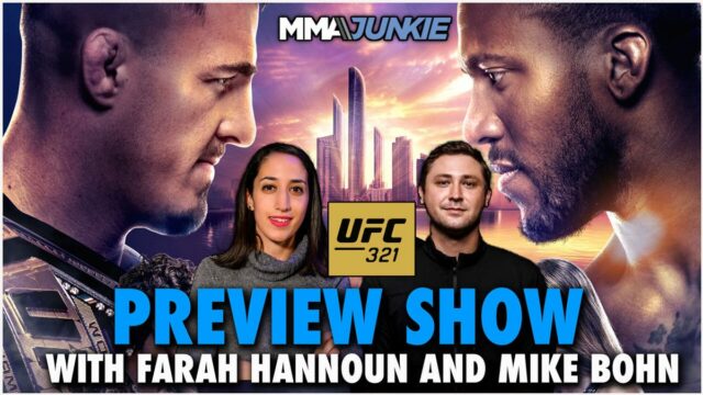 Videoklip; UFC 321 sneak peek program s Farah Hannoun a Mike Bohn 

