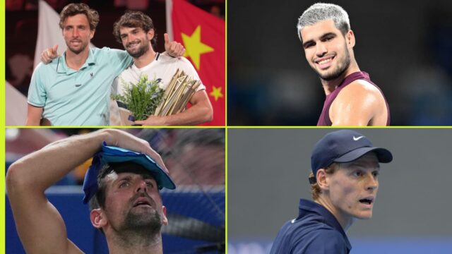 Výnosy Alcaraz ako Sinner a Djokovic prehrajú, Vacherot +164 

