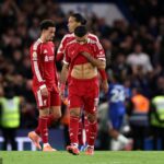 Mohamed Salah v sobotu bojoval počas dramatickej porážky Liverpoolu v Chelsea v Chelsea