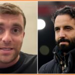 Kobbie Mainoo v akcii za Man United proti Grimsbymu