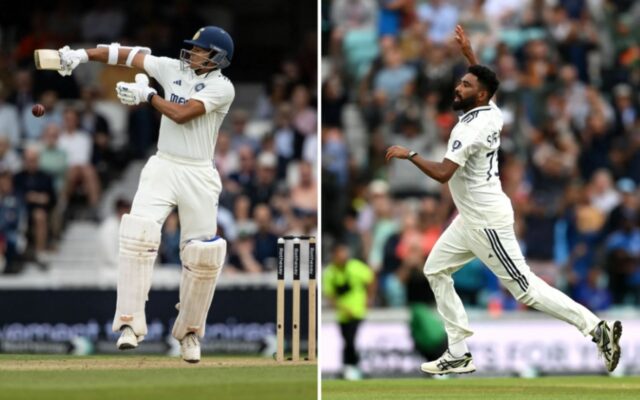 Yashasvi Jaiswal Drops, Mohammed Siraj Získanie v najnovších pozíciách ICC po Ind vs WI 2025 1. vyšetrenia 

