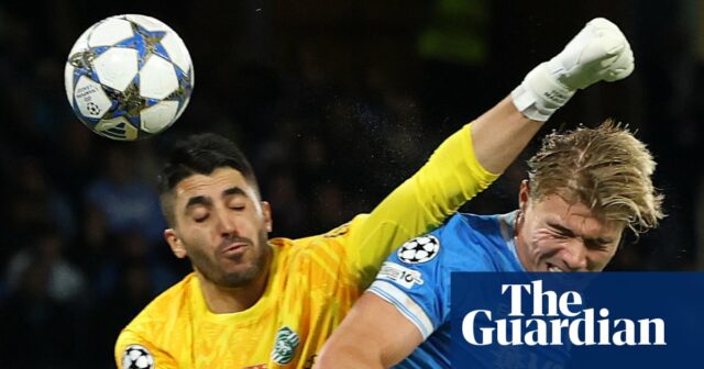 Zhrnutie organizácie Champions: Højlund v Napoli sa zvyšuje, aby sa umývadla Sporting | Organizácia Champions Organization 

