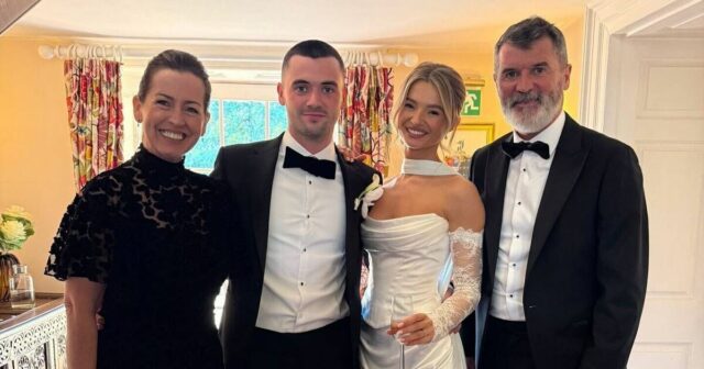 Zriedkavo videný podobný syn Roya Keana sa oženil s partnerkou v úžasnom ceremoniáli | Futbal | Šport
