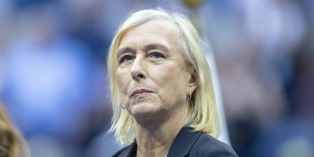 Martina Navratilova v Medzinárodnej tenisovej sieni slávy - Zdroj: Getty