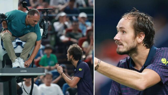 Daniil Medvedev v roku 2025 Šanghaj Rolex Masters - Deň 10 - Zdroj: Getty
