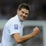 Steven Gerrard v akcii pre národný tím Anglicka