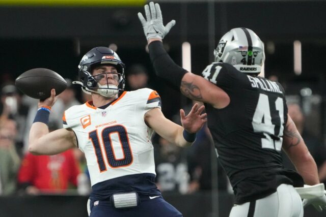 10. týždeň TNF: Ukážka Raiders-Broncos, rekvizity, predpoveď NFL: Denver Broncos v Las Vegas Raiders
