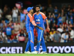 2 indickí hráči, ktorí hrali hviezdu a 1, ktorý prepadol v 4. zápase T20I proti Austrálii ft. Washington Sundar Kriket: Austrália v. India - 2. T20I - Zdroj: Getty