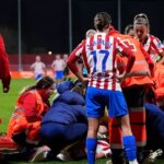 Andrea Medina Martin z Atlética Madrid skolaboval počas súboja Ligy majstrov proti Juventusu