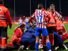 21-ročný futbalista utrpel zranenie mozgu po tom, čo skolaboval na ihrisku pri „hroznom“ incidente Andrea Medina Martin z Atlética Madrid skolaboval počas súboja Ligy majstrov proti Juventusu