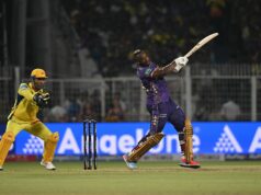 3 dôvody, prečo KKR uvoľniť Andre Russella pred aukciou IPL 2026 je správny krok Andre Russell mal s netopierom strašný čas v CPL 2025 - Zdroj: Getty