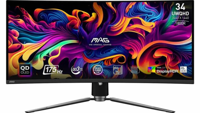 MSI MAG 341CQP je zakrivený monitor (obrázok cez MSI)