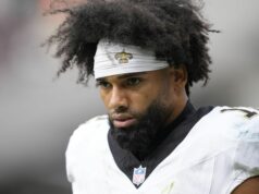 5 najlepších miest na pristátie, ak Saints dohodnú WR pred termínom 4. novembra ft. Buffalo Bills logo pochodového šialenstva