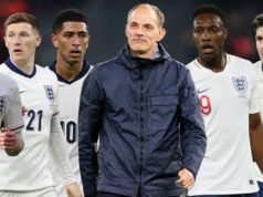 50 mien v zostave anglickej reprezentácie na majstrovstvách sveta ako Thomas Tuchel robí veľké výzvy Thomas Tuchel sleduje Anglicko v akcii proti Albánsku