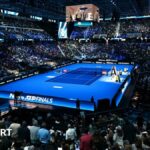 A general view during a match on day two of the ATP Finals