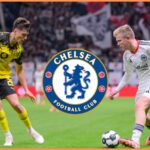 Aaron Anselmino v akcii za Borussiu Dortmund