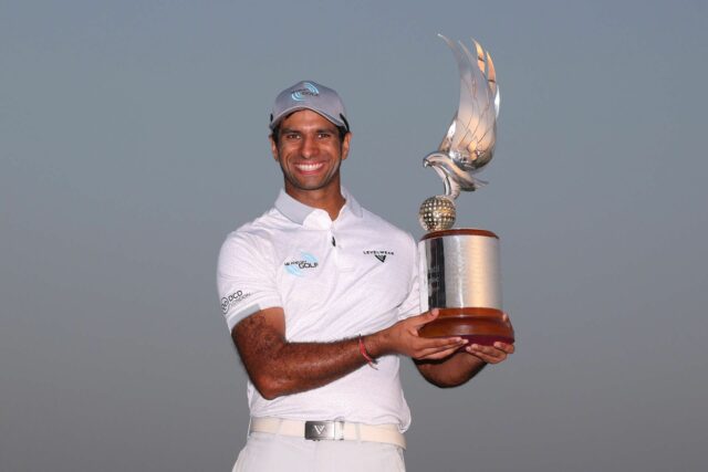 Akcie Aarona Raia sa proti Tommymu Fleetwoodovi postavili po tom, Abu Dhabi HSBC Championship 2025 – Deň štvrtý – Zdroj: Getty