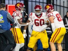 Ako sa chodec USC Kaylon Miller dostal k svojej chvíli v pravom garde proti Nebraske Ako sa chodec USC Kaylon Miller dostal k svojej chvíli v pravom garde proti Nebraske