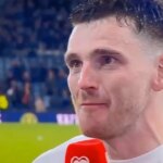 Andy Robertson bojuje so slzami, keď vzdáva hold Diogovi Jotovi po tom, čo sa Škótsko kvalifikovalo na majstrovstvá sveta