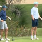 Anglickí hráči sa rozhodli hrať golf po tom, čo prvý Ashes Test v Perthe trval len dva dni