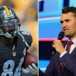 Antonio Brown vtipkuje Charlieho Kirka počas živého vysielania s Tekashi 6ix9ine