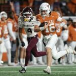 Arch Manning hodil touchdown a bežal na rozhodujúce skóre vo výhre Texasu nad Texas A&M