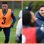 Viktor Gyokeres sa rozcvičuje za Arsenal