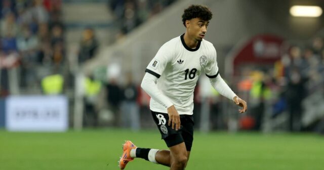 Nathaniel Brown počas zápasu Nemecko vs Luxembursko