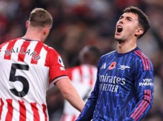 Arsenal dostal nové verdikty rozhodcov o červenej karte Dana Ballarda a kontroverzných góloch Sunderlandu Martin Zubimendi