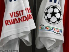 Arsenal potvrdil koniec kontroverznej osemročnej sponzorskej zmluvy uprostred rastúceho tlaku zo strany klubových priaznivcov Kontroverzná osemročná sponzorská zmluva Arsenalu s Visit Rwanda sa skončí v júni