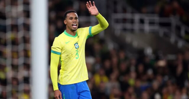 Arsenal varoval, že v dôsledku zranenia Gabriela príde o tri Gabriel Magalhaes počas zápasu Brazílie na Emirates Stadium Arsenalu