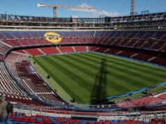 Barcelona sa „obáva prepuknutia smrteľnej tuberkulózy“ po pozitívnom teste zamestnancov štadióna BARCELONA, ŠPANIELSKO - 23. SEPTEMBER: Pohľady na stavebné práce na štadióne Spotify Camp Nou 23. septembra 2025 v Barcelone, Španielsko. (Foto: Javier Borrego/Europa Press cez Getty Images)