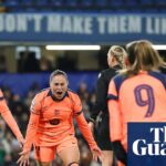 Barcelona upevnila Chelsea pred oneskorením výpadku televízie, aby dosiahla summit WCL | Liga majstrov žien