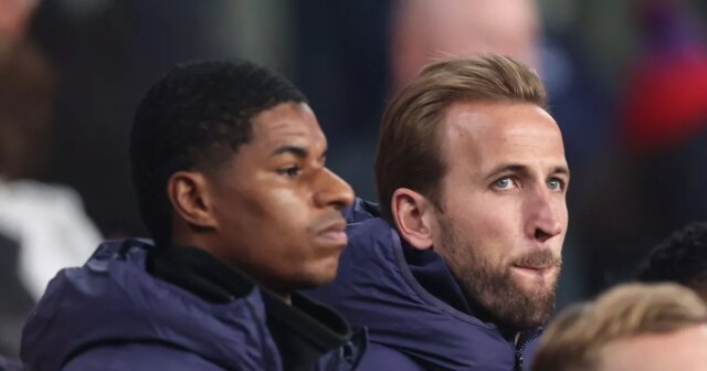 Marcus Rashford a Harry Kane
