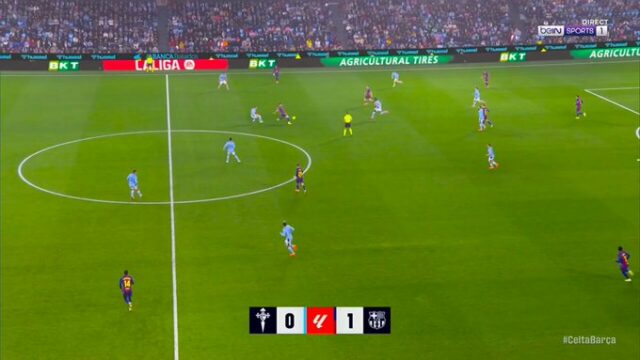 Barcelonu upevnila Celta Vigo Barcelonu upevnila Celta Vigo