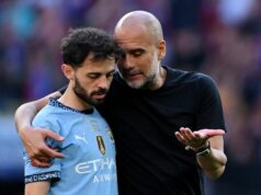 Bernardo Silva vydal budúcu aktualizáciu Man City po vyhlásení Pepa Guardiolu – „Chcem to najlepšie“ Pep Guardiola a Bernardo Silva